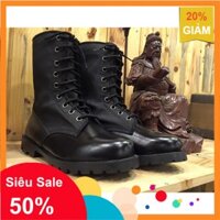 [XẢ KHO] Giày ghệt cơ động cao cổ da cổ bạt cty 32 - Aseco BQP  :