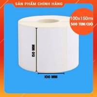 Xả Kho- Giấy in mã vạch nhãn tem khổ 100x150 mm -dc3914