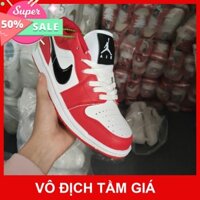 [Xả kho] Giày thể thao jordan 1 đỏ đen full box bill