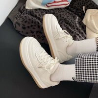 {Xả kho} GIÀY THỂ THAO NỮ ĐÊ NÂU CAO MC.NAL (Form rộng đi lùi lại 1 size)