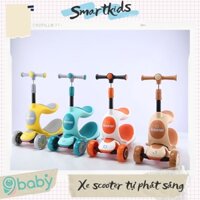 [XẢ KHO - HÀNG MỚI] Xe trượt scooter 808 cho bé 3 bánh to phát sáng