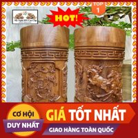 ((XẢ KHO )) Hộp Chè, Hộp Đựng Trà Bằng Gỗ,Trang Trí Bàn Uống Nước KT 25x10 (Gỗ Bách Xanh,Hương Đá )