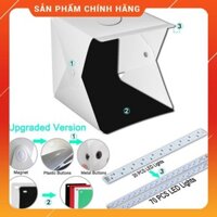 Xả Kho- Hộp chụp sản phẩm 40cm x 40cm tích hợp 2 dây đèn Led phông nền 4 màu -dc3920