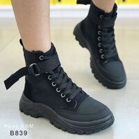 xa kho [ HOT ] Giày Boot Vải Street style Đế Cao 3 cm Cực Cool (3 Màu) B839 new HOT . 🌟 2020 . : ₁ < , " ༷ . "