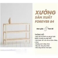 Xả Kho Kệ Để Giày Dép - Giá Để Giầy Gỗ 3 Tầng Kệ Gỗ Kích thước 60x80x25cm Gỗ Thông Mỹ Cao Cấp