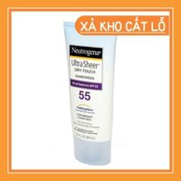 [XẢ KHO] Kem Chống Nắng Neutrogena Ultra Sheer Dry Touch Sunscreen Broad Spectrum SPF55 88ml của Mỹ [GIÁ RẺ]