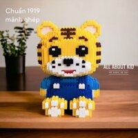 [XẢ KHO] Lắp ráp mô hình con Hổ Xanh đáng yêu TẶNG BÚA, Decor trang trí nhà cửa