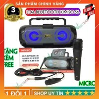 Xả Kho- LOA BLUETOOTH KARAOKE KIMISO KM-S6 MODEL 2020(tặng kèm mic hát karaoke có dây) -DC4083