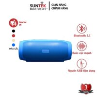 [XẢ KHO] Loa Bluetooth Không Dây SUNTEK H14 (Xanh) - Công suất 8W với 2 loa chính và 1 loa Bass Passive Radiator