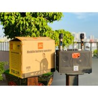 [Xã Kho] Loa Xách Tay Di Động JBZ J5 - Loa Cao Cấp Bass 20cm Siêu Trầm Kèm 2 Micro Không Dây Bảo Hành 12 Tháng