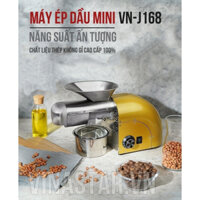 XẢ KHO - Máy ép dầu thực vật mini, ép dầu đậu nành, máy ép dầu lạc các loại hạt công suất 6kg/h, kiệt 95% dầu