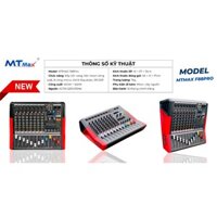 [Xã Kho] Mixer MTMAX F88Pro - Đẩy Liền Vang Liền Mixer Công Suất - 8 Cổng Micro Chỉnh, Equalizer 99 Hiệu Ứng DSP