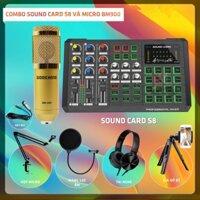 [Xả Kho Mỗi Năm] Trọn Bộ Combo Sound Card K20 S8 Và Micro BM900 Hát Karaoke Trên Điện Thoại, Máy Tính, Thu Âm