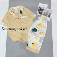 [XẢ KHO] 🍒 Pijama Satin Lửng Mẫu Hot 2021🍒 Bộ Ngủ Pijama Lụa Satin Cao Cấp Tay Ngắn Quần Lửng