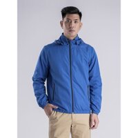 (XẢ KHO S- M-XL) Áo khoác gió nam hai lớp ARISTINO TAG 1150K mũ tháo rời màu xám AJK022w8