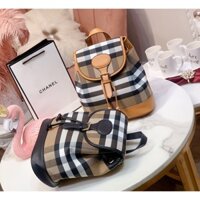 XẢ KHO SALE RẺ VÔ ĐỊCH Balo khoác vai Kẻ sọc đen trắng be truyền thống miệng rút big size hàng cao cấp