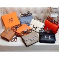 XẢ KHO SALE RẺ VÔ ĐỊCH Túi đeo chéo túi Khoá chữ H màu bạc da espon hàng cao cấp fullbox có hộp