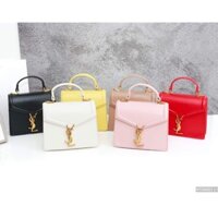 XẢ KHO SALE RẺ VÔ ĐỊCH Túi xách nữ đeo chéo Hộp Quai Xách Da mịn khoá logo màu đồng hàng cao cấp siêu hot