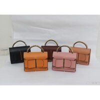 XẢ KHO SALE RẺ VÔ ĐỊCH Túi xách nữ đeo chéo nơ Quai viền xích hàng cao cấp da mịn