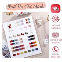 [XẢ KHO] Set sơn gel SANSU chính hãng 52 màu chất gel đậm đặc (Tặng 2 bảng màu + base top)