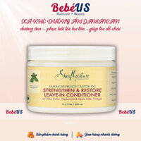 Xả khô SheaMoisture Shea Moisture Jamaican Black Castor Oil Reparative Leave-In Conditioner 340ml