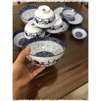 Xả Kho sỉ com bo 10 bát ăn cơm sứ bát tràng (ms 809)11.5cm