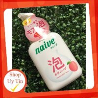 [XẢ KHO] SỮA TẮM TẠO BỌT NAIVE MÙI ĐÀO 500ML