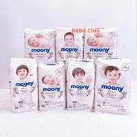 [Xã Kho] Tã Bỉm Moony Natural Trắng Xanh Nhật Bản Quần Dán Size Newborn S58 M46 L38 M46 L36 XL32 Trai Gái