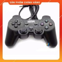Xả Kho- Tay cầm chơi game cho PC/Laptop cổng USB đen (có gạt Analog) - dc2538