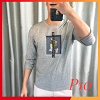 XẢ KHO THANH LÝ Áo thun dài tay nam 010 cổ tròn chất cotton đũi cao cấp co dãn 4 chiều cao cấp