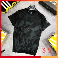 XẢ KHO THANH LÝ Áo thun thể thao nam rằn ri XUẤT DƯ cổ tròn ngắn tay APTT35