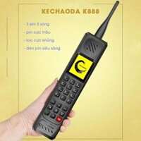 [XẢ KHO THANH LÝ] Điện thoại pin khủng Kechaoda 888 3 sim 3 sóng - hàng mới Fullbox bảo hành 1 năm