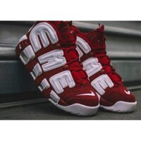 XẢ KHO THANH LÝ Giày Thể Thao NIKE AIR MORE UPTEMPO Đỏ Chữ Trắng (FULL BOX)_TD98 [XIÊU RẺ]