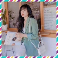 XẢ KHO THANH LÝ Khoác vest nữ Xanh Mint | Áo khoác thời trang nữ | Áo blazer nữ | Form rộng thoải mái | Ảnh thật tự chụp