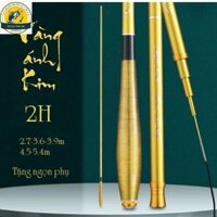 XẢ KHO THU VỐN TRONG 5 NGÀY Ạ Cần câu tay Limited  vàng Ánh Kim 2H siêu dẻo tặng kèm ngọn phụ