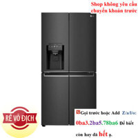 xả kho Tủ Lạnh 4 cửa LG Inverter 494 Lít GR-D22MBI - Lấy nước và đá ngoài, làm đá tự động -