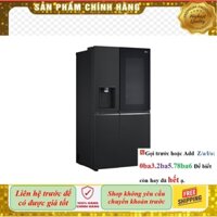 xả kho Tủ lạnh LG Instaview lấy nước ngoài UVnano 635L màu đen GR-X257BL |