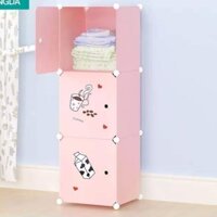 [XẢ KHO] TỦ NHỰA GHÉP- TỦ QUẦN ÁO 3 TẦNG