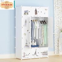 XẢ KHO 🍃TỦ NHỰA QUẦN ÁO LẮP. GHÉP 15 Ô SÂU 47cm. ( thân trắng cửa tháp trắng các nước).