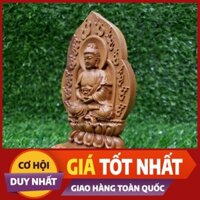 ((XẢ KHO )) Tượng Phật Như Lai Đại Nhật bằng gỗ - Tuổi mùi, tuổi thân-TẶNG 1 VÒNG ĐEO TAY
