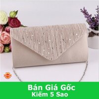 [XẢ KHO] Ví Clutch Cầm Tay Dự Tiệc Sang Chảnh BH 2 (Có thể đeo chéo)  HOT TREND