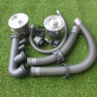 [XẢ KHO]Bộ Xả Bồn Rửa Chén Đôi – Xi Phông Xả Chậu đúc Rửa Chén,bát 2 hố. giá sỉ