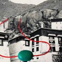 (xả kho)Dây Chuyền Đá Ngọc Lam Mật Tông Tây Tạng