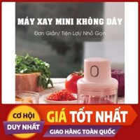 [XẢ KHO_FREESHIP] [XẢ KHO_FREESHIP]  Máy xay tỏi ớt bằng điện 3 lưỡi dao, dung tích 250ml, công suất 45W