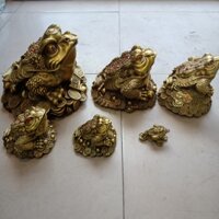 [Xả Kho]Thiêm Thừ, Cóc Ngậm Tiền Bằng Đồng, Linh Vật Phong Thủy Rước Tài Lộc Cho Gia Chủ