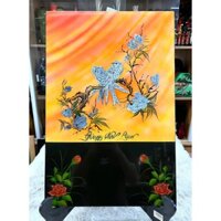 [XẢ KHO]Tranh lịch sơn mài cao cấp Thanh Bình Lê size 40x60 cm