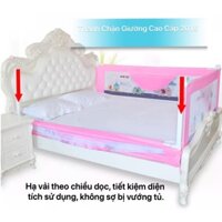 (XẢ KT 1m5 250k/thanh)Thanh chắn giường hạ vải cao cấp