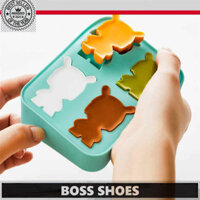 XẢ LỖ █ ( Bộ 2 Khay trên và dưới ) Khay làm đá, socola , thạch... khuôn silicone tạo hình thỏ MITU MTBG001XH - Hàng