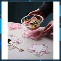 [XẢ LỖ] Bộ Bát Thuỷ Tinh, Set Thố 5 Món Phong Cách Châu Âu Cao Cấp Cực Sang, Chịu Nhiệt Cực Tốt