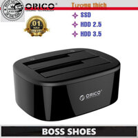 XẢ LỖ █ Dock Orico 6228US3 USB 3.0 SATA3 - 2 Khe Cắm - SHOP BÁN HÀNG UY TÍN
